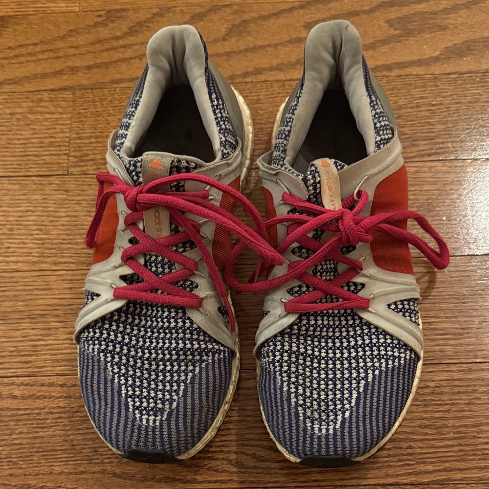 Adidas by Stella McCartney Women Athletic Shoes with Orange, Pink & Blue Accents
